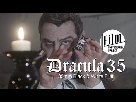 Film Photography Project DRACULA 35mm BW Film!