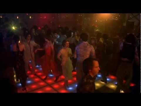 Saturday Night Fever (Disco Inferno The Trammps) John Travolta dancing HD 1080 with Lyrics